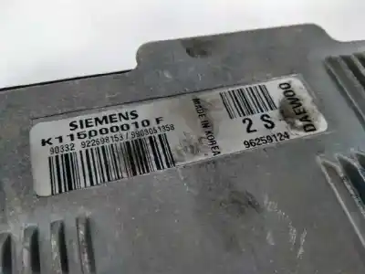 Second-hand car spare part ecu engine control for daewoo matiz 0.8 cat oem iam references k115000010f  96259124