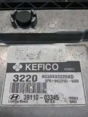 Second-hand car spare part ecu engine control for hyundai i20 i (pb, pbt) 1.2 oem iam references 3911003345 3220 9030933220kd