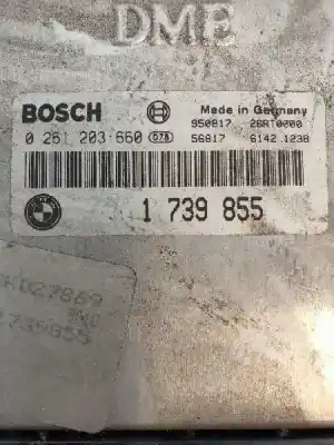 Second-hand car spare part ecu engine control for bmw serie 3 compacto (e36) 316i oem iam references 0261203660  1739855