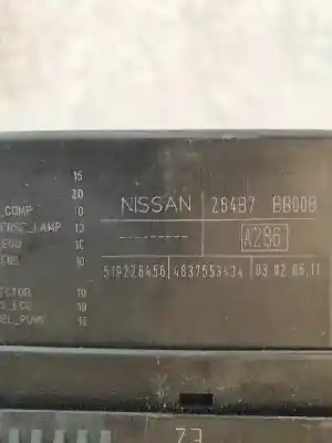 Gebrauchtes Autoersatzteil relais sicherungskasten multifunktionsrelais zum nissan qashqai (j10) tekna premium oem-iam-referenzen 284b7bb00b  