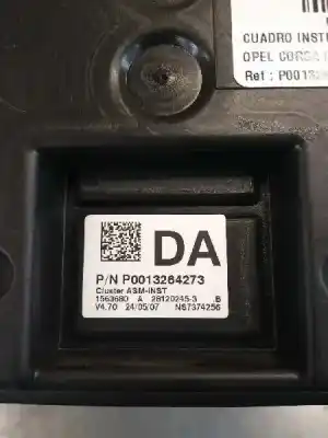 Second-hand car spare part dashboard for opel corsa d enjoy oem iam references p0013264273  