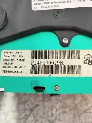 Peça sobressalente para automóvel em segunda mão quadrante por dacia duster ambiance 4x2 referências oem iam p248100029r  te0004344j