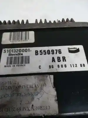 Pièce détachée automobile d'occasion boitier de commande de abs pour citroen xm berlina 2.1 turbodiesel références oem iam s101320001f 9600011280 b550976 abr