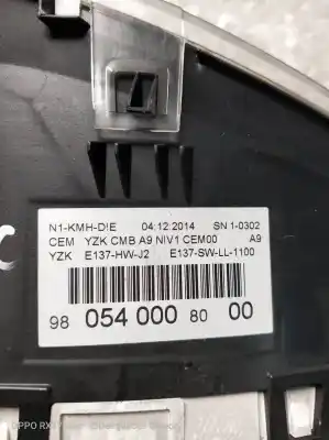 Peça sobressalente para automóvel em segunda mão quadrante por peugeot 208 like referências oem iam 980540008000  