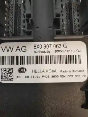 Автозапчастина б/у реле/запоперівник для audi a1 (8x) 1.6 tdi 90 cv / 66 kw посилання на oem iam 5dk00965879  8x0907063g