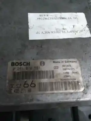 Pezzo di ricambio per auto di seconda mano centralina motore per citroen jumpy 2.0 hdi cat (rhx / dw10bted) riferimenti oem iam 0281010591  9643527180