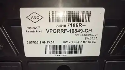Peça sobressalente para automóvel em segunda mão quadrante por renault clio iv limited referências oem iam 248107185r  vpgrrf10849ch