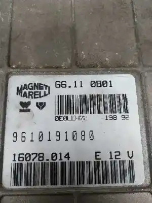 Peça sobressalente para automóvel em segunda mão centralina de motor uce por citroen ax 1.1 referências oem iam g6110b01 16078014 9610191080
