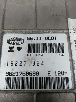 Peça sobressalente para automóvel em segunda mão centralina de motor uce por citroen ax 1.1 referências oem iam g6110c01 16227024 9621760680