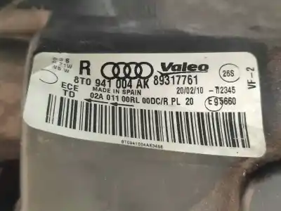 Автозапчасти б/у правая фара за audi a5 coupe (8t) 2.0 tfsi quattro (155kw) ссылки oem iam 8t0941004ak 8t0941030ak 89317761