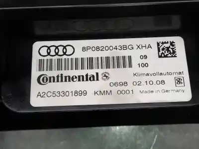 Автозапчастина б/у контроль опалення / кондиціонації для audi a3 (8p) 2.0 tdi s line (103kw) посилання на oem iam 8p0820043bg  a2c53301899