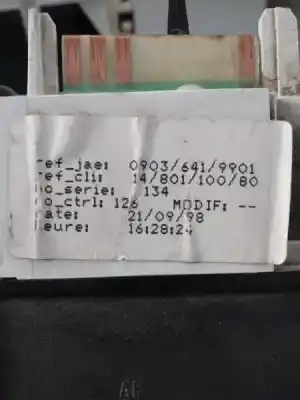 Автозапчасти б/у приборная доска за fiat scudo (222) 1.9 turbodiesel ссылки oem iam 1480110080  09036419901