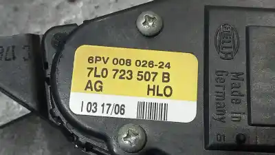 Автозапчастина б/у педальний потенціометр для audi q7 (4l) 3.0 v6 24v tdi посилання на oem iam 7l0723507b  6pv00802624