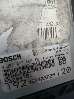 Pezzo di ricambio per auto di seconda mano centralina motore per fiat stilo multi wagon (192_) 1.9 d multijet riferimenti oem iam 0281012862 1924e34a3abm120 55204761