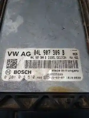 Second-hand car spare part ecu engine control for seat leon (5f1) style oem iam references 0281018510 edc17c64 04l907309b