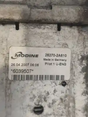 Peça sobressalente para automóvel em segunda mão intercooler por kia cee´d active referências oem iam 282702a610  