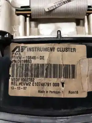 Peça sobressalente para automóvel em segunda mão quadrante por ford galaxy (vx) clx referências oem iam 95vw10849  