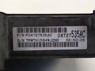 Tweedehands auto-onderdeel automatische versnellingsbak besturingseenheid voor chrysler voyager (rg) 2.8 crd cat oem iam-referenties p04727535ac  