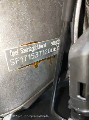 Pezzo di ricambio per auto di seconda mano riduttore per opel zafira b 1.8 16v riferimenti oem iam 93191537  sf1715371200601