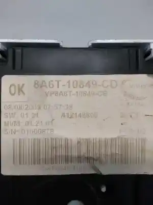 Second-hand car spare part dashboard for ford fiesta vi (cb1, ccn) 1.4 tdci oem iam references 8a6t10849 vp8at10849ce cd a12148800