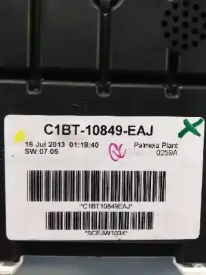 Second-hand car spare part dashboard for ford fiesta (ccn) 1.25 16v cat oem iam references c1bt10849  