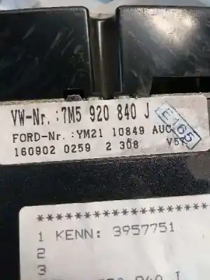 Peça sobressalente para automóvel em segunda mão quadrante por ford galaxy (vy) 1.9 tdi cat referências oem iam ym2110849 auc 7m5920840j 110080038009
