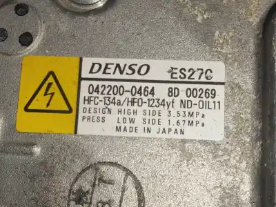 Second-hand car spare part air conditioning compressor for lexus is 300h oem iam references 0422000464 es27c 8d00269