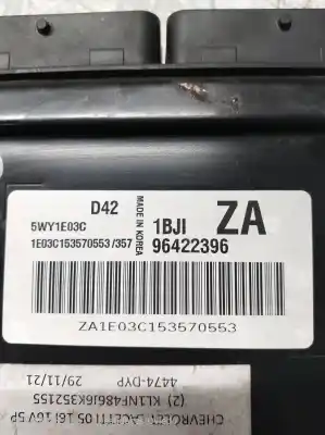 Second-hand car spare part ecu engine control for chevrolet lacetti cdx oem iam references 5wy1e03c d42 1bji za 96422396