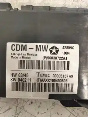 Second-hand car spare part electronic module for chrysler 300 c 3.5 oem iam references p56038722aj 42859c 00005137a9