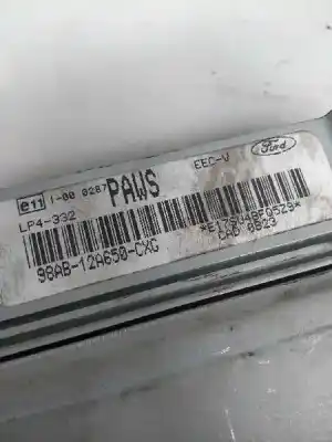 Second-hand car spare part ecu engine control for ford focus berlina (cak) 1.6 16v cat oem iam references 98ab12a650cxg  