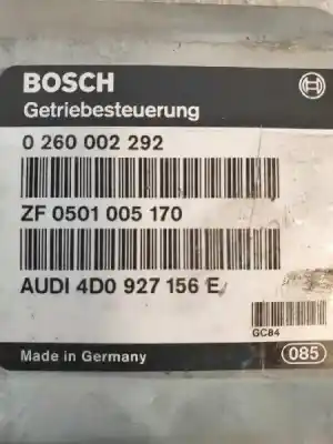 Автозапчасти б/у блок управления автоматической коробкой передач за audi a8 (d2) 4.2 quattro ссылки oem iam 0260002292 0501005170 4d0927156e