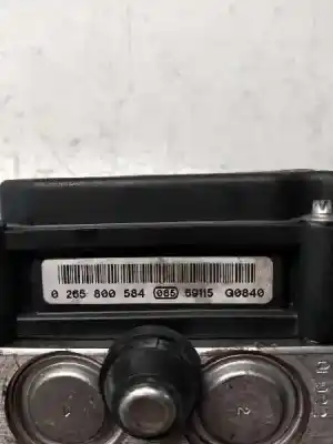 Pezzo di ricambio per auto di seconda mano abs per dacia logan básico riferimenti oem iam 0265231993 6001550546 8200694434 0265800584 69115 g0840