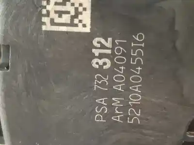 Second-hand car spare part front right central locking system for citroen ds3 base oem iam references 732312  