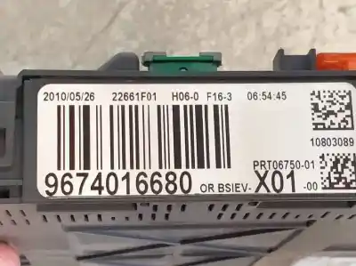 Second-hand car spare part fuse box unit for citroen ds3 base oem iam references 22661f01 x0100 9674016680