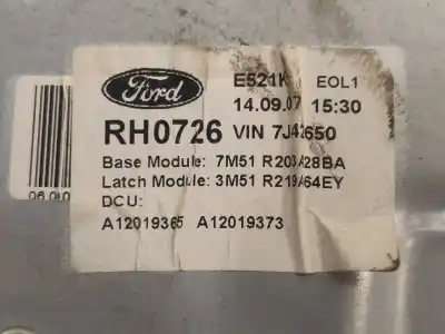 Автозапчастина б/у регулятор переднього правого скла для ford c-max (cb3) business посилання на oem iam 7m51r203a28ba  3m51r219a64ey