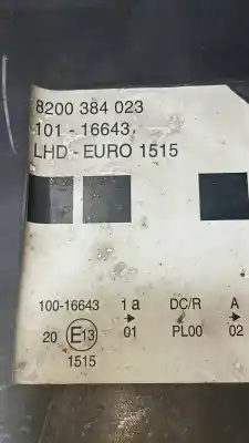 Second-hand car spare part left headlight for renault vel satis (bj0) expression oem iam references 8200384023  