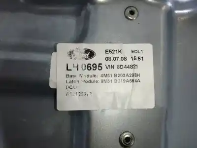 Second-hand car spare part driver left window regulator for ford focus lim. (cb4) titanium oem iam references 4m51b045h17aa  4m51b203a29bh 8m51b219a65aa