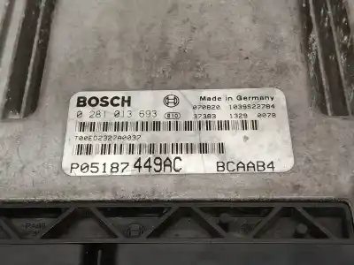 Second-hand car spare part ecu engine control for dodge caliber s oem iam references 0281013693 bcaab4 p05187449ac