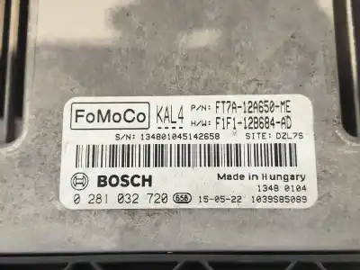 Second-hand car spare part ecu engine control for ford transit courier ambiente oem iam references 0281032720  ft7a12a650me f1f112b684ad