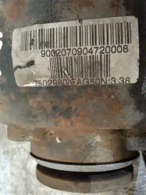 Second-hand car spare part rear differential for bmw serie 7 (e65/e66) 745i oem iam references 7502980 r=3.38 