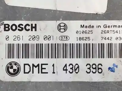Second-hand car spare part ecu engine control for bmw serie 3 compact (e46) 316ti oem iam references 0261209001  1430396