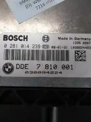 Second-hand car spare part ecu engine control for bmw serie 3 touring (e91) 318d oem iam references 0281014239 030094224 dde7810001