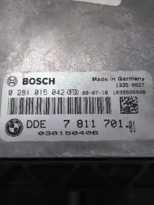 Second-hand car spare part ecu engine control for bmw serie 1 berlina (e81/e87) 118d oem iam references 0281015042 030150406 dde781170101