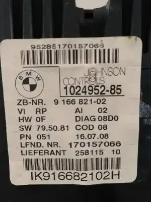 Peça sobressalente para automóvel em segunda mão quadrante por bmw serie 1 berlina (e81/e87) 118d referências oem iam 102495285  ik916682102h