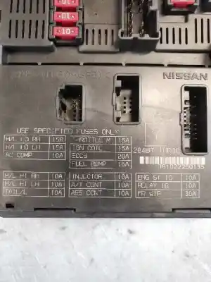 Pezzo di ricambio per auto di seconda mano scatola relè/fusibili per nissan micra (k13) acenta riferimenti oem iam 284b71hr0c  
