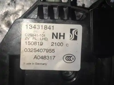 Second-hand car spare part front left central locking system for opel corsa e design line oem iam references 13431841  