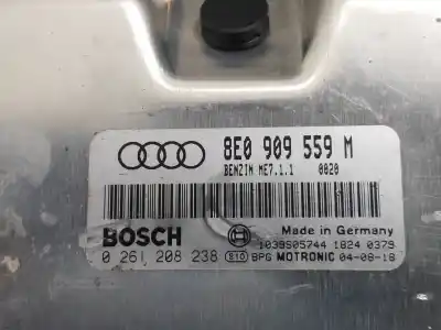 Second-hand car spare part ecu engine control for audi a4 cabrio (8h) 3.0 v6 30v cat (asn) oem iam references 0261208238  8e0909559m