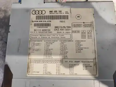 Автозапчастина б/у gps навігаційна система для audi a4 cabrio (8h) 3.0 v6 30v cat (asn) посилання на oem iam 8h0035192  8611360v230