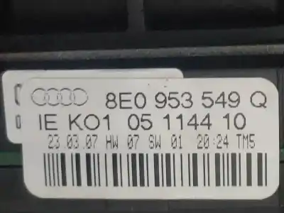 Second-hand car spare part headlights switch for audi a4 berlina (8e) 1.8 20v turbo oem iam references 8e0953549q 4e0953503b 4e0953521