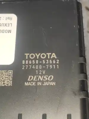 Second-hand car spare part electronic module for lexus is 300h oem iam references 2774007911  8865053562